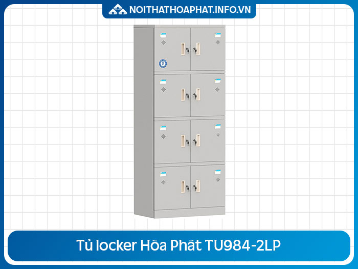 Tủ sắt locker 8 cánh TU984-2LP