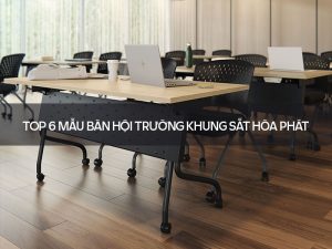 bàn hội trường khung sắt