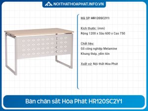 Bàn làm việc chân sắt chữ U HR120SC2Y1