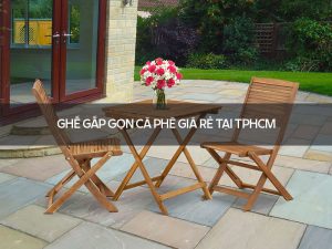 Ghế gấp gọn cà phê