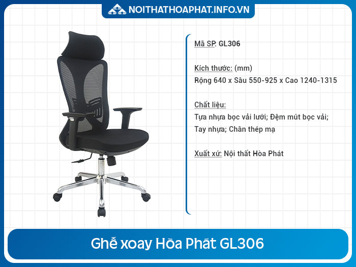 Ghế làm việc có thể ngủ GL306