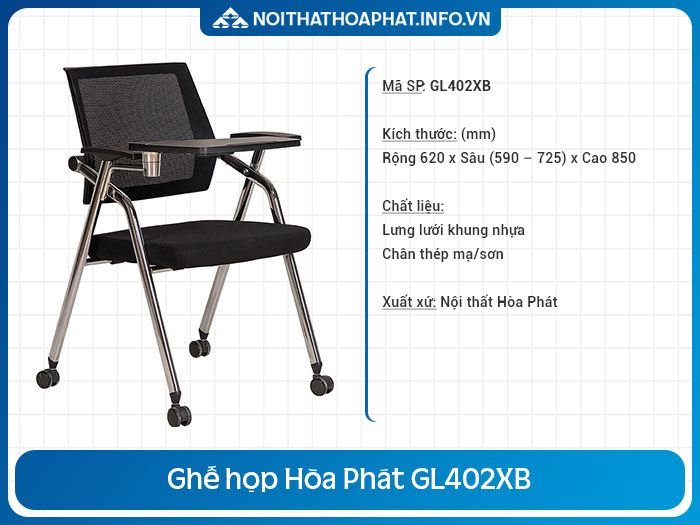 ghế phòng họp gấp gọn GL402XB