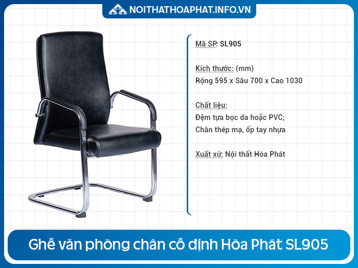 ghế văn phòng chân cố định SL905