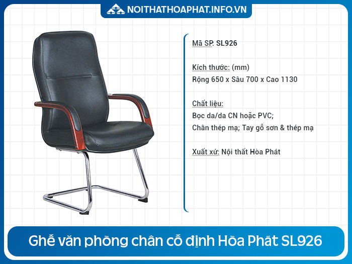 ghế văn phòng chân cố định SL926