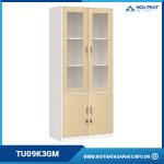 Tủ sắt cánh gỗ Hòa Phát TU09K3GM