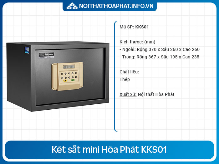 Két sắt chống cháy mini KKS01