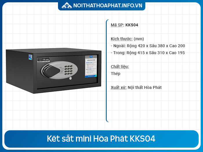 Két sắt chống cháy mini KKS04