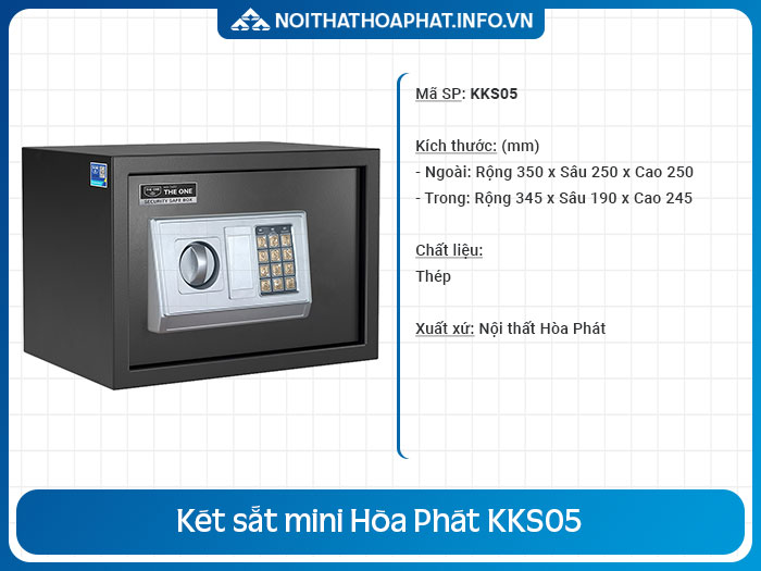 Két sắt chống cháy mini KKS05