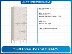 tủ sắt đựng đồ cá nhân locker TU994-2K