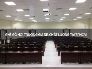 Ghế gỗ hội trường giá rẻ