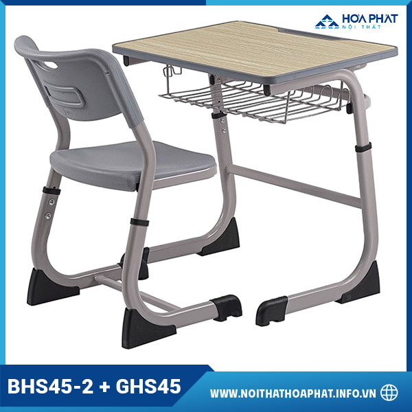 Bàn ghế học sinh 2 chỗ BHS45-2-GHS45