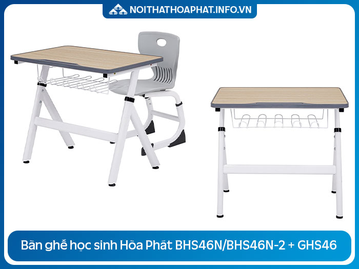 Bàn ghế học sinh Hòa Phát BHS46N-BHS46N-2-GHS46