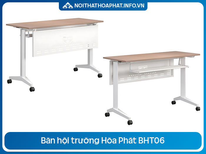 Bàn hội trường khung thép BHT06