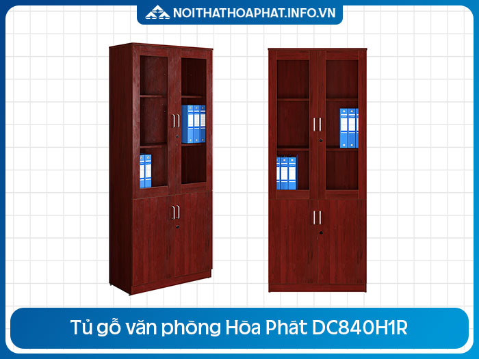 Tủ tài liệu gỗ Hòa Phát DC840H1R