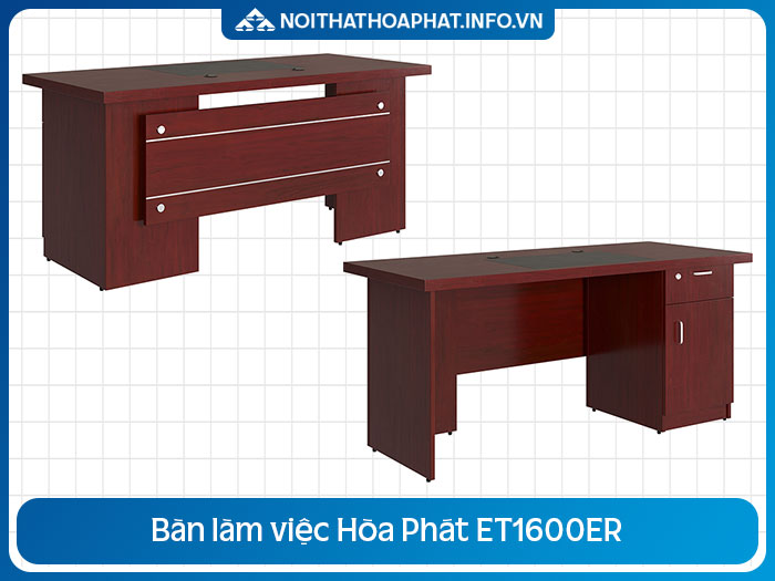 Bàn làm việc sơn PU ET1600ER