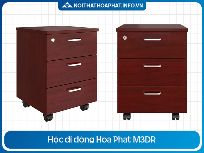 Hộc di động 3 ngăn kéo M3DR