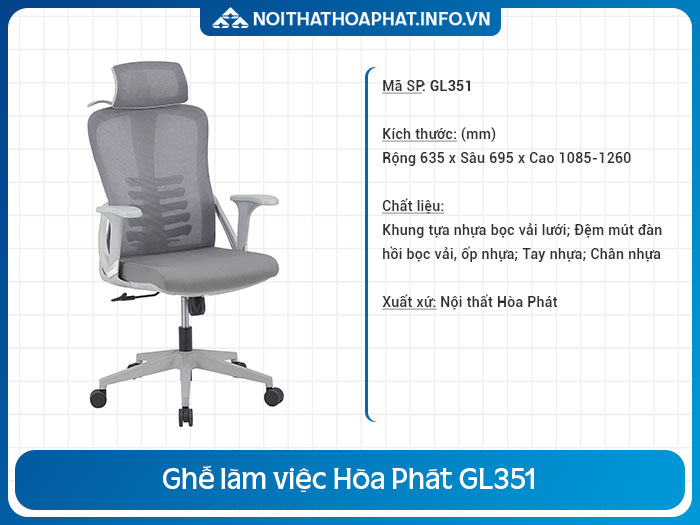 Review ghế công thái học giá rẻ GL351