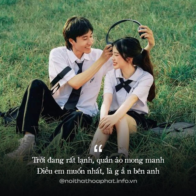 caption mùa đông thả thính