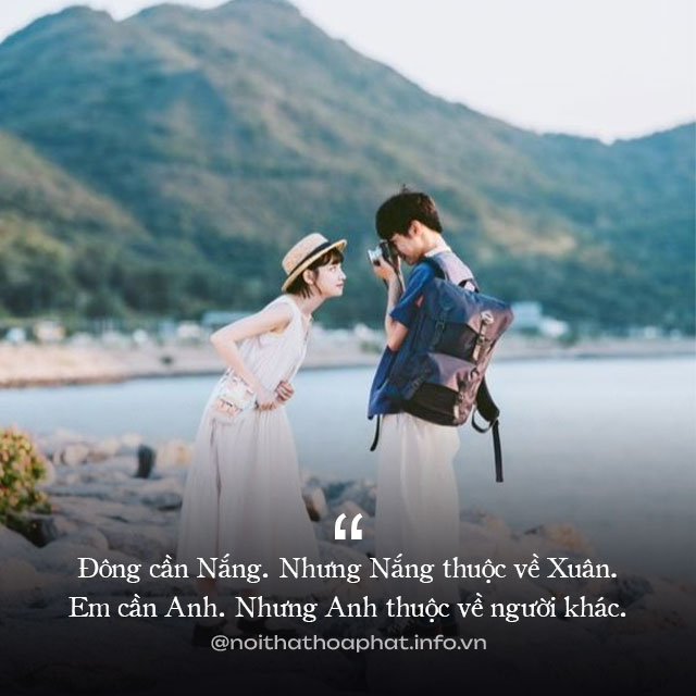 caption mùa đông thả thính