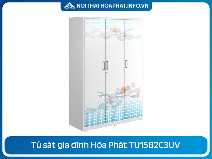 Tủ sắt Hòa Phát đựng quần áo TU15B2C3UV