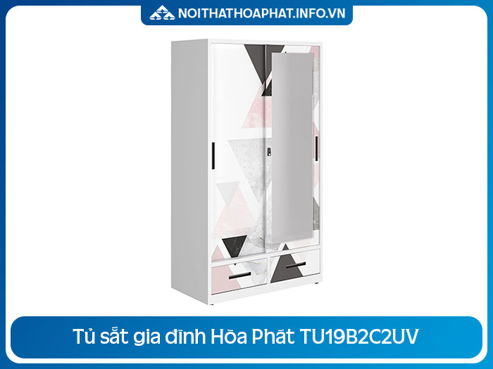 Tủ sắt Hòa Phát đựng quần áo TU19B2C2UV