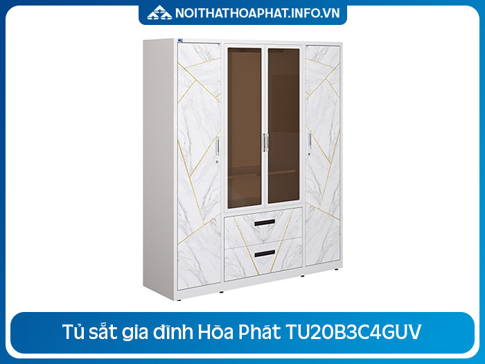 Tủ sắt Hòa Phát đựng quần áo TU20B3C4GUV