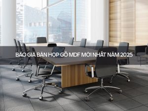 Báo giá bàn họp gỗ MDF