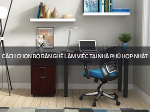 bộ bàn ghế làm việc tại nhà