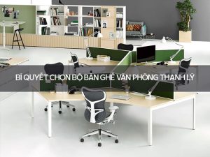 bộ bàn ghế văn phòng thanh lý