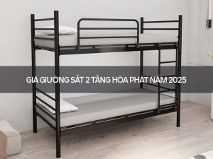 Giá giường sắt 2 tầng Hòa Phát