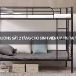 giường sắt 2 tầng cho sinh viên