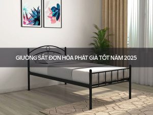 Giường sắt đơn Hòa Phát