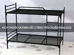 Kích thước giường sắt 2 tầng