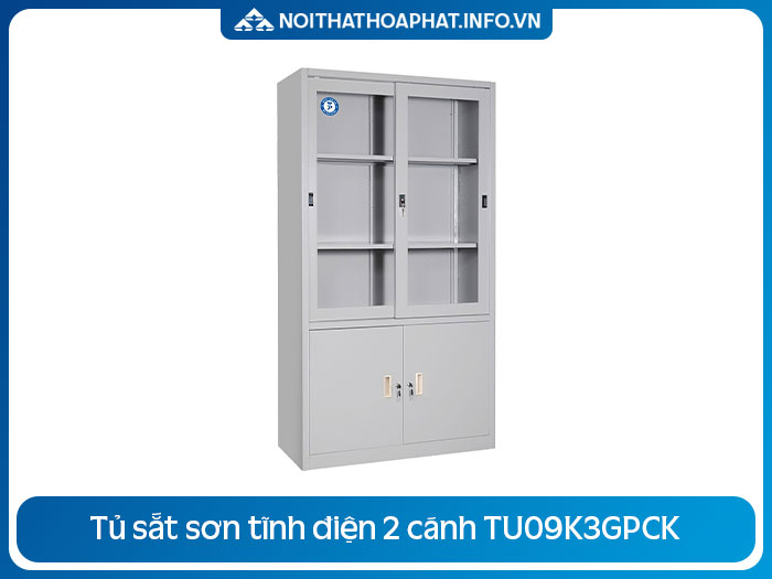 Tủ sắt sơn tĩnh điện 2 cánh