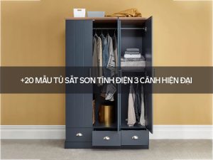 Tủ sắt sơn tĩnh điện 3 cánh