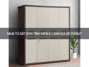 Tủ sắt sơn tĩnh điện 4 cánh