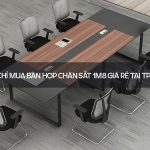 bàn họp chân sắt 1m8