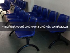 băng ghế chờ nhựa 5 chỗ