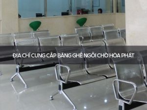 băng ghế ngồi chờ Hòa Phát