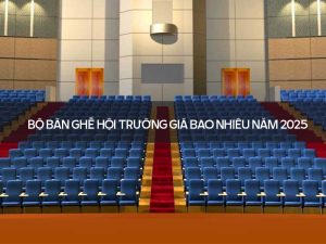 Bộ bàn ghế hội trường giá bao nhiêu