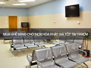 ghế băng chờ inox Hòa Phát