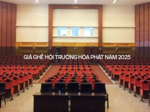 Giá ghế hội trường Hòa Phát