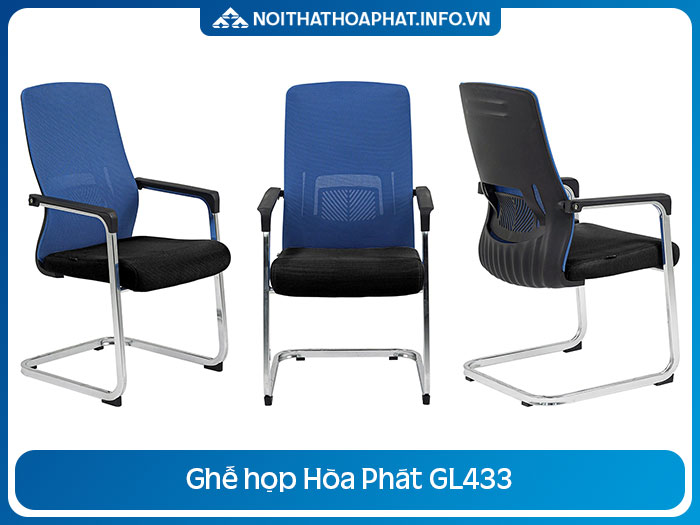 Ghế họp lưới chân quỳ GL433