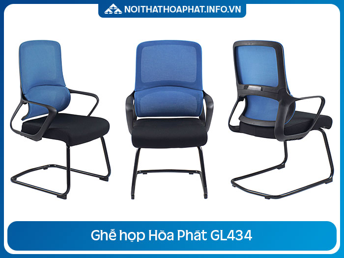 Ghế lưới chân quỳ Hòa Phát GL434