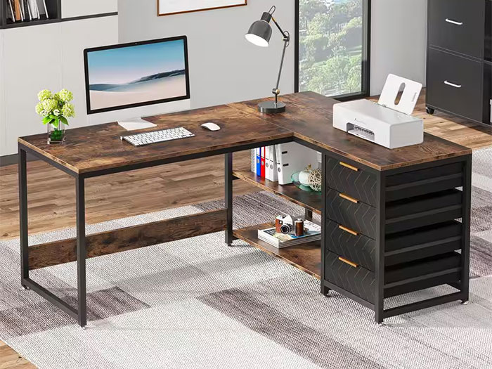 Hướng dẫn lắp bàn chữ L