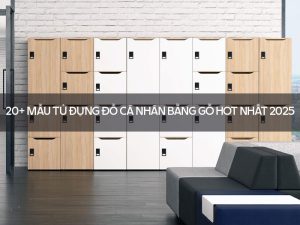 Tủ đựng đồ cá nhân bằng gỗ