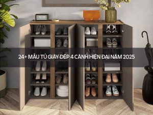 tủ giày dép 4 cánh