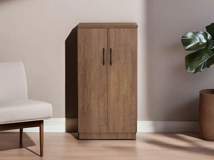 tủ giày dép bằng gỗ 2 cánh