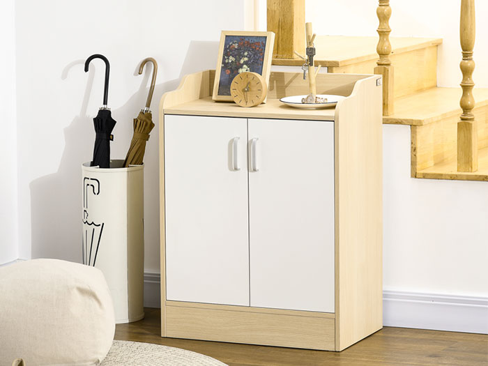 tủ giày dép bằng gỗ 2 cánh