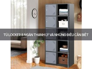 Tủ locker 8 ngăn thanh lý